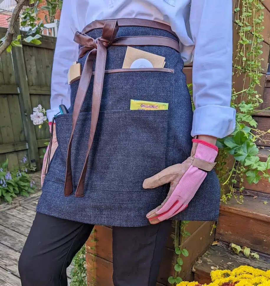TABLIER CEINTURE EN DENIM